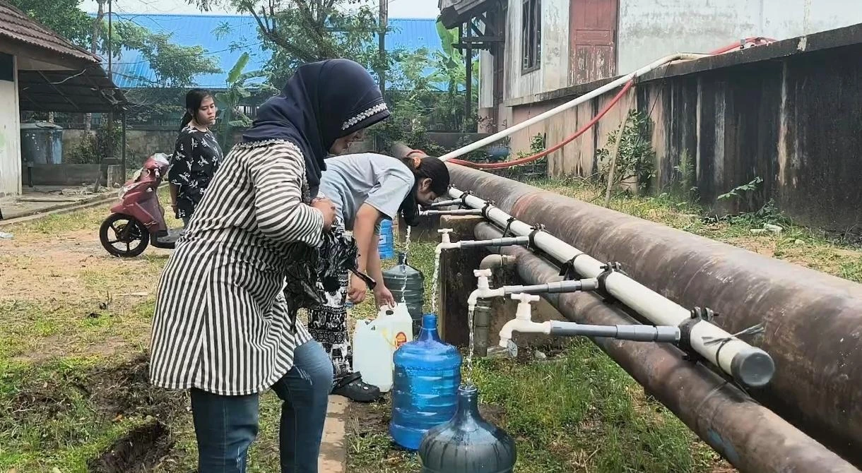 PDAM Tambah Titik Air Tawar Gratis